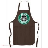 Drink Covfefe Funny Parody Logo Apron thumb 0