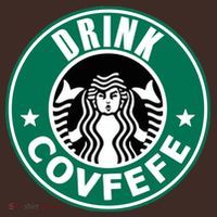 Drink Covfefe Funny Parody Logo Coaster thumb 2