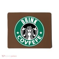 Drink Covfefe Funny Parody Logo Mousepad thumb 0