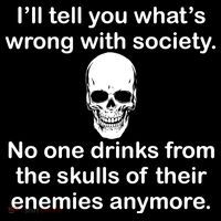 Drink From The Skull Of Your Enemies Women's Hoodie thumb 2