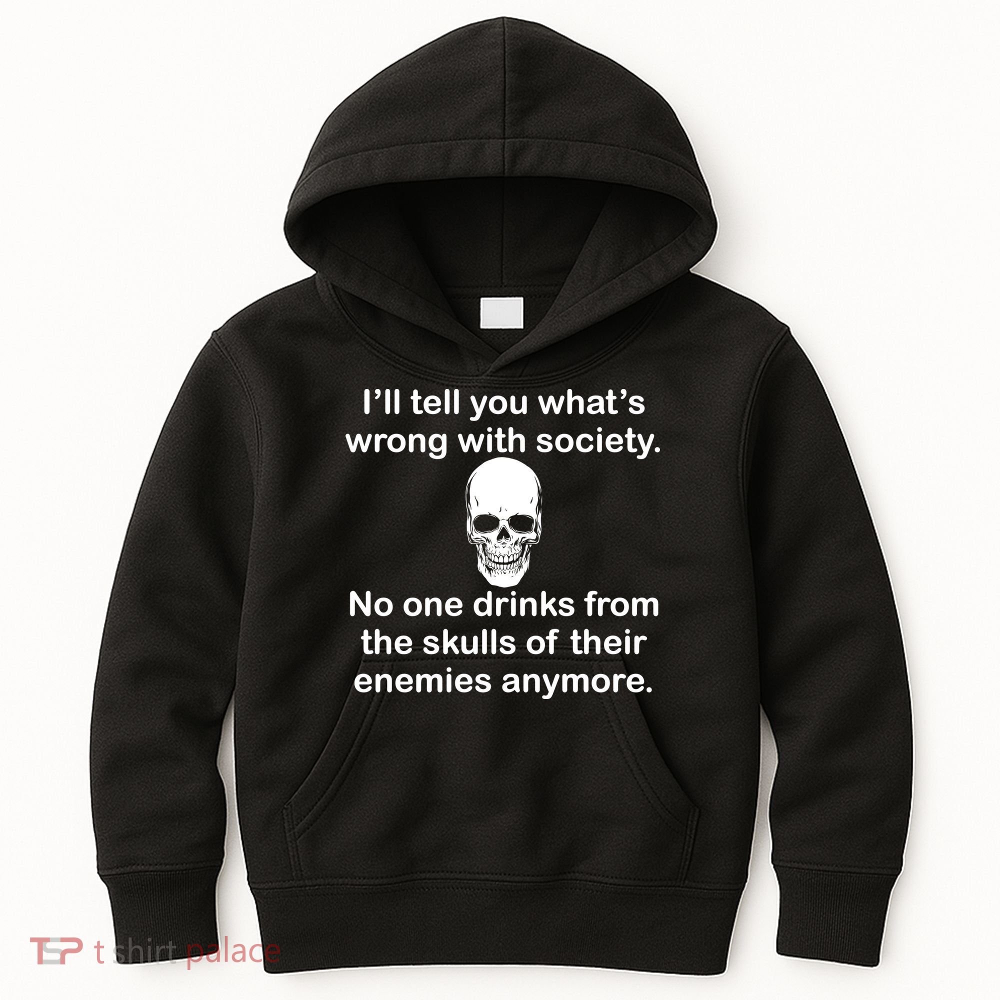 Drink From The Skull Of Your Enemies Kids Hoodie