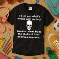 Drink From The Skull Of Your Enemies Kids T-Shirt thumb 3
