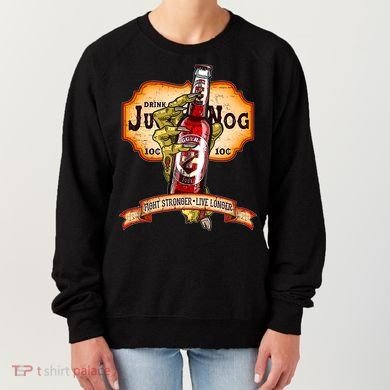 Drink JuggerNog Soda Zombies Women's Sweatshirt