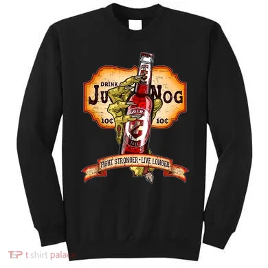 Drink JuggerNog Soda Zombies Sweatshirt