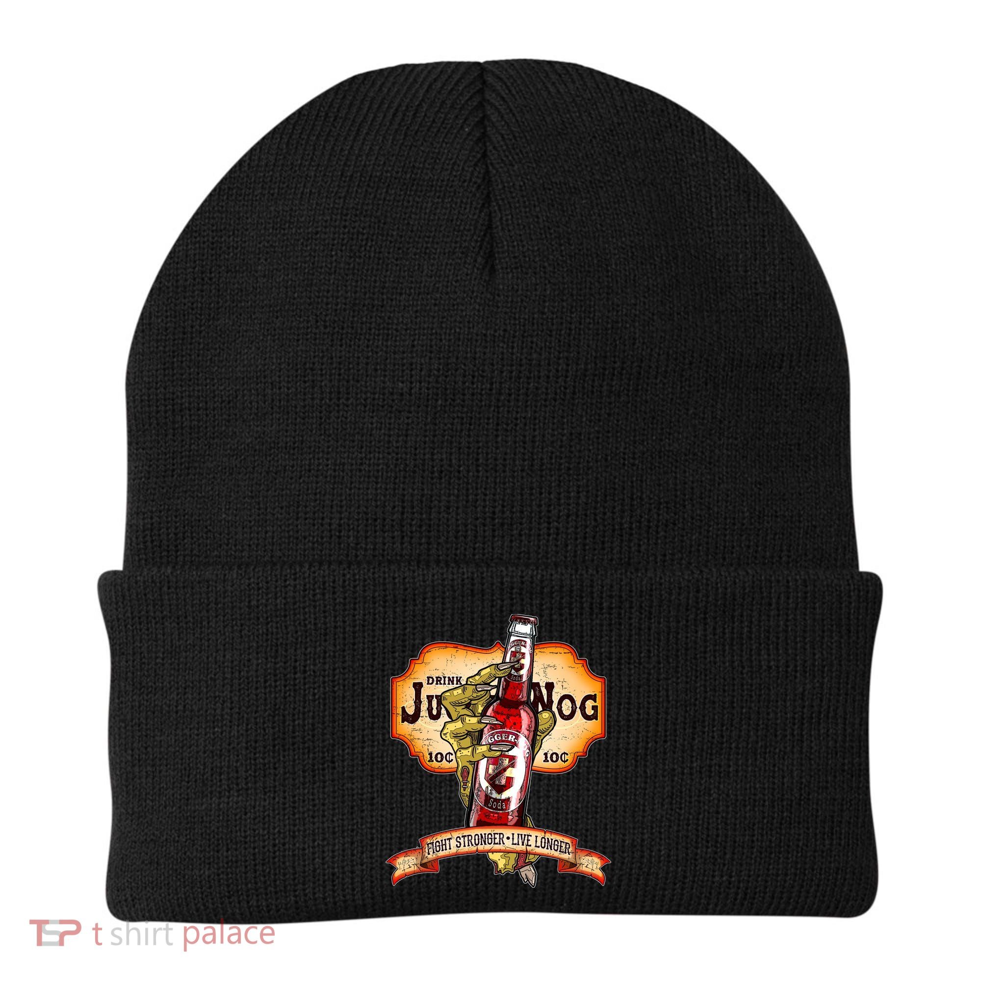 Drink JuggerNog Soda Zombies Beanie