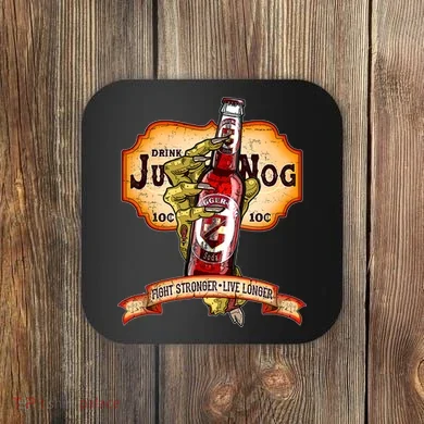 Drink JuggerNog Soda Zombies Coaster