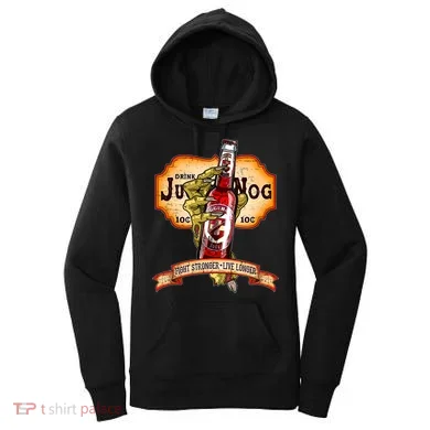 Drink JuggerNog Soda Zombies Women's Hoodie