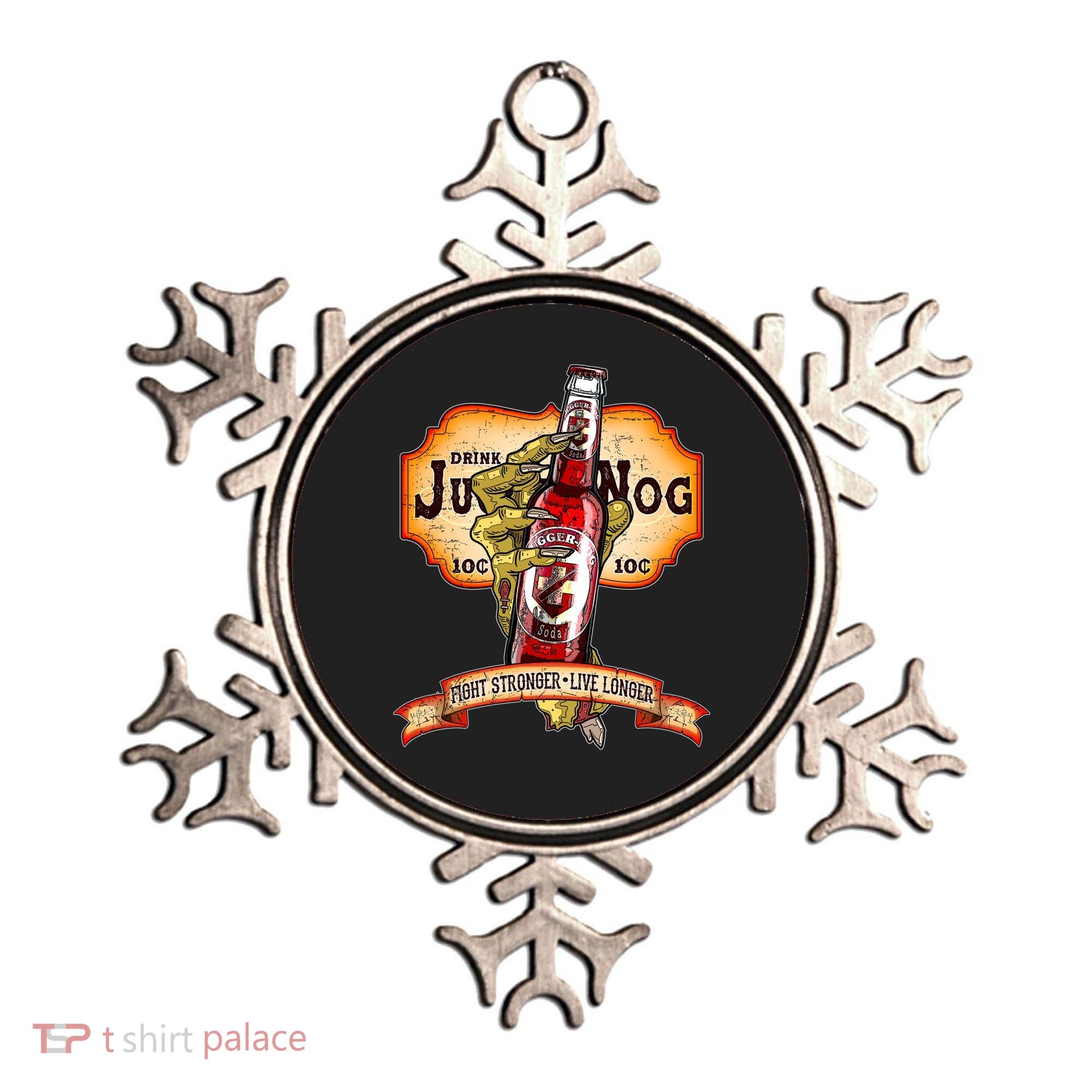 Drink JuggerNog Soda Zombies Ornament