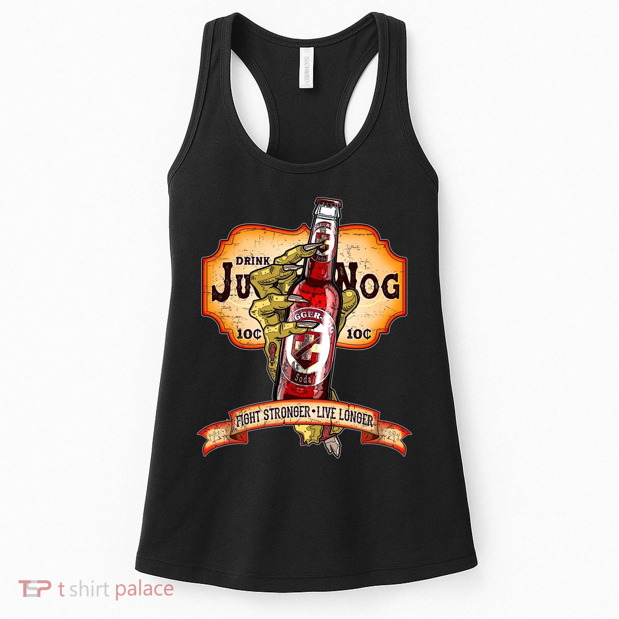 Drink JuggerNog Soda Zombies Women's Tank Top