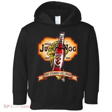 Drink JuggerNog Soda Zombies Toddler Hoodie
