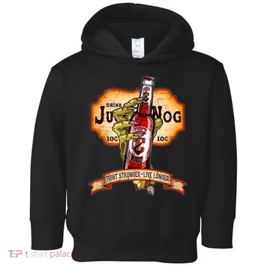 Drink JuggerNog Soda Zombies Toddler Hoodie