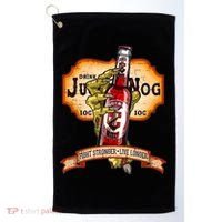 Drink JuggerNog Soda Zombies Golf Towel thumb 0