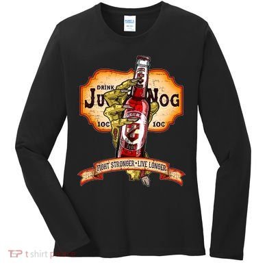 Drink JuggerNog Soda Zombies Women's Long Sleeve Shirt
