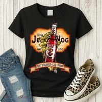 Drink JuggerNog Soda Zombies Women's T-Shirt thumb 3