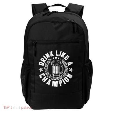 Drink Like a Champion Emblem Backpack