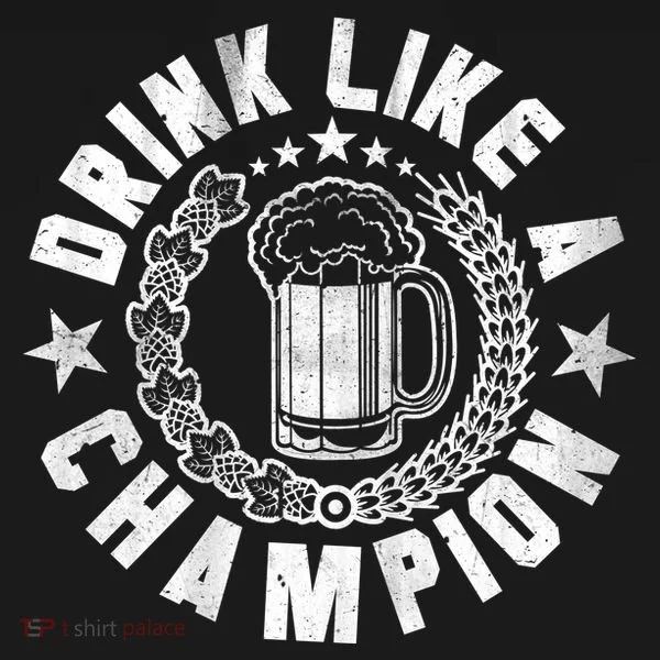 Drink Like a Champion Emblem Bucket Hat