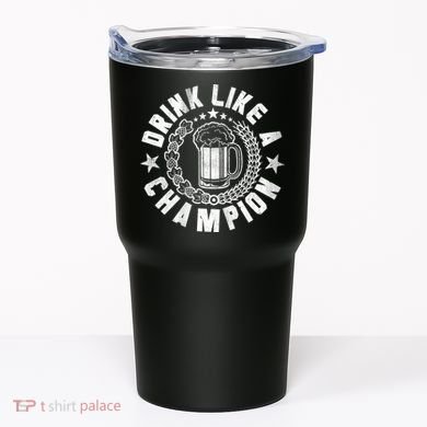 Drink Like a Champion Emblem Tumbler