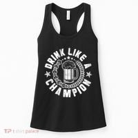 Drink Like a Champion Emblem Women's Tank Top thumb 0