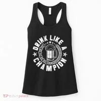Drink Like a Champion Emblem Women's Tank Top thumb 0