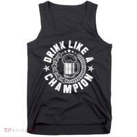 Drink Like a Champion Emblem Tank Top thumb 0