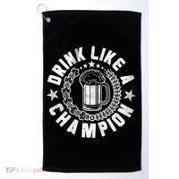 Drink Like a Champion Emblem Golf Towel thumb 0