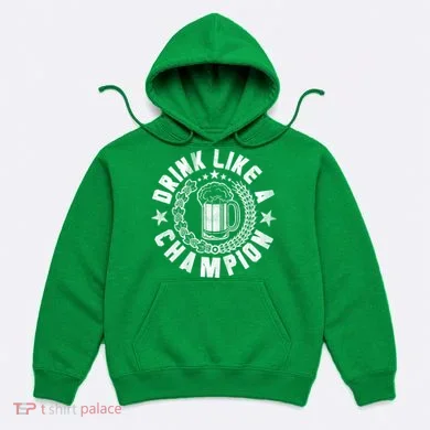 Drink Like a Champion Emblem Hoodie