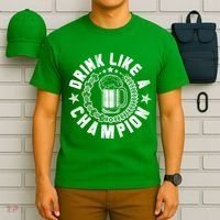 Drink Like a Champion Emblem T-Shirt thumb 6