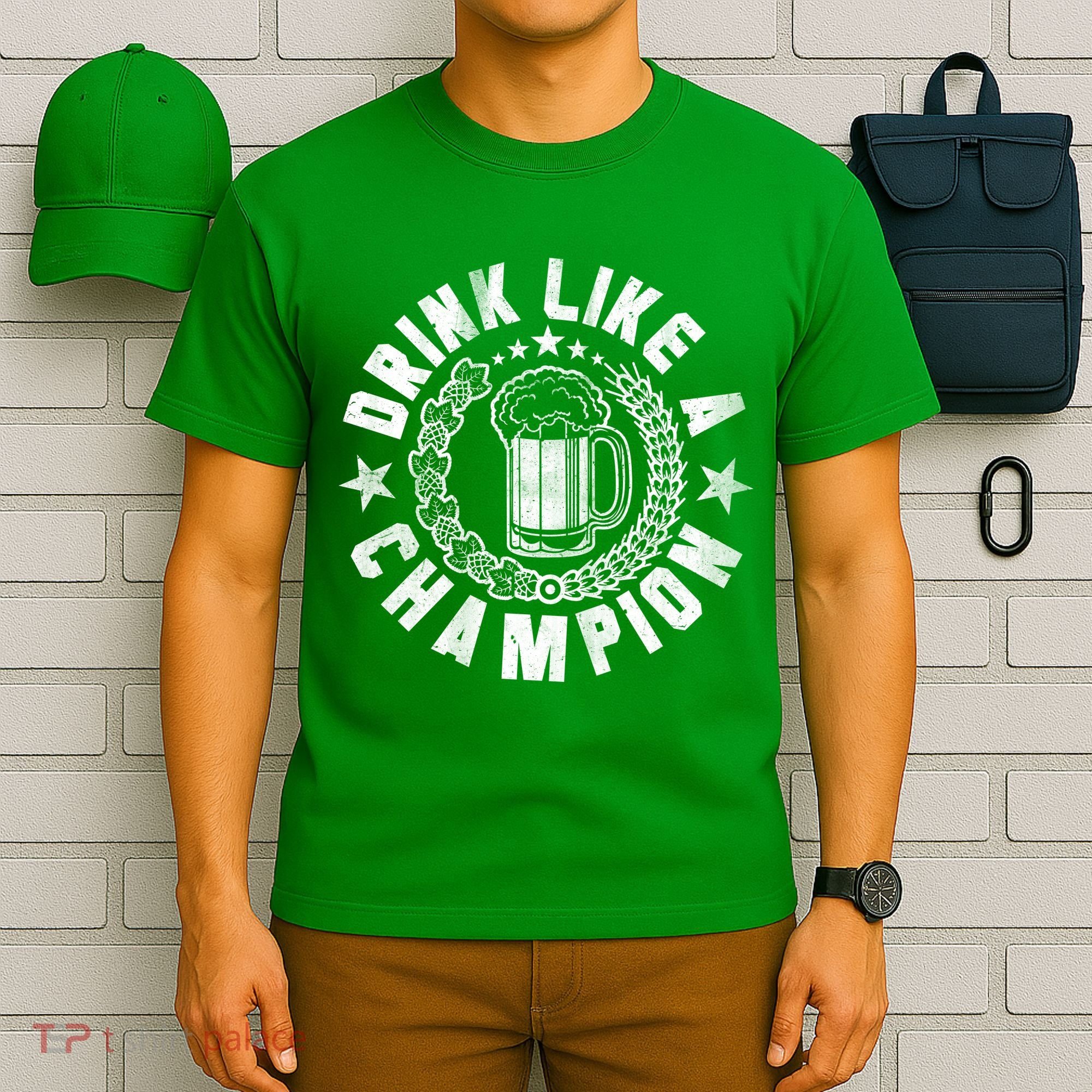 Drink Like a Champion Emblem T-Shirt