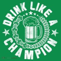 Drink Like a Champion Emblem Button thumb 1