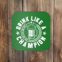 Drink Like a Champion Emblem Coaster thumb 0