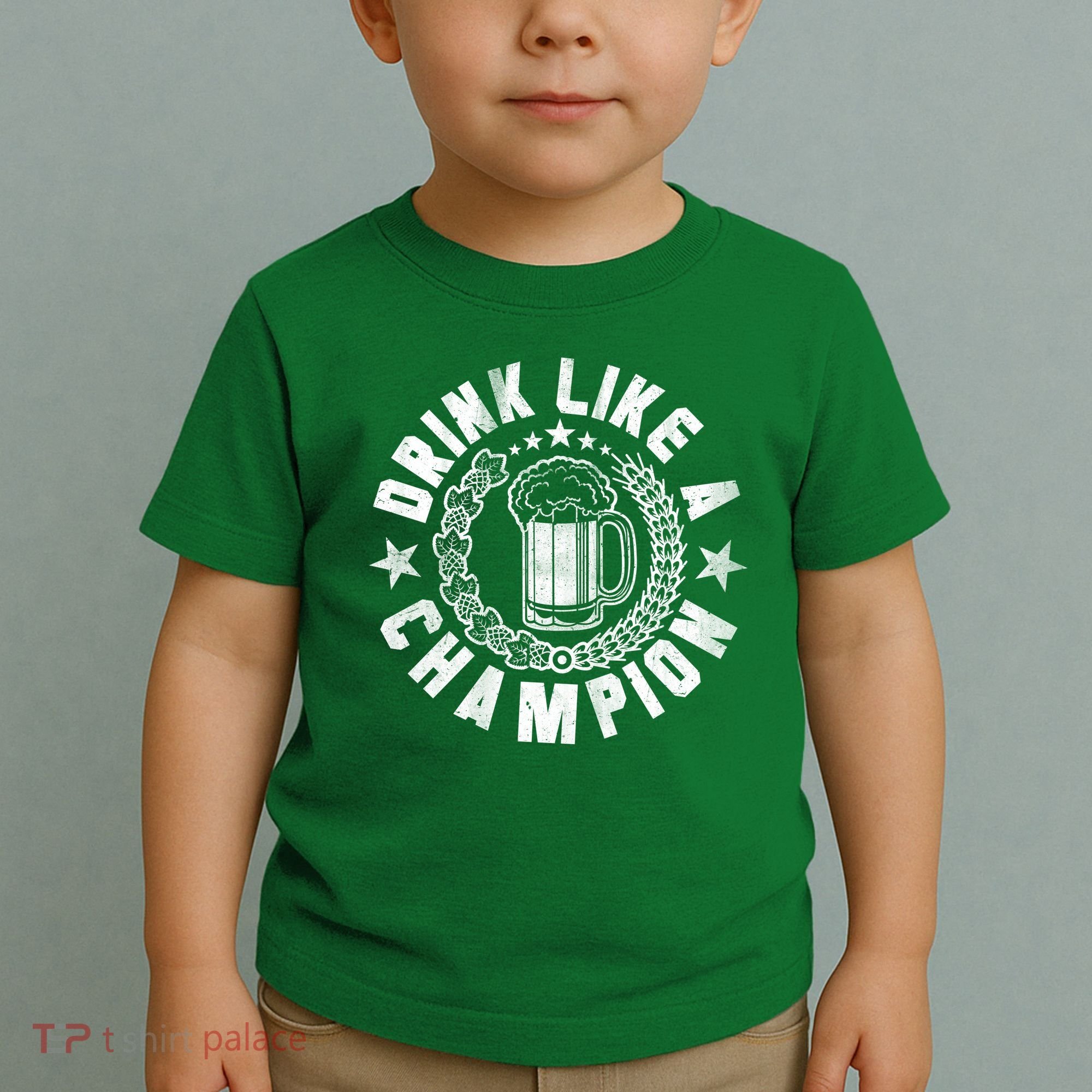 Drink Like a Champion Emblem Toddler T-Shirt