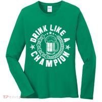 Drink Like a Champion Emblem Women's Long Sleeve Shirt thumb 0