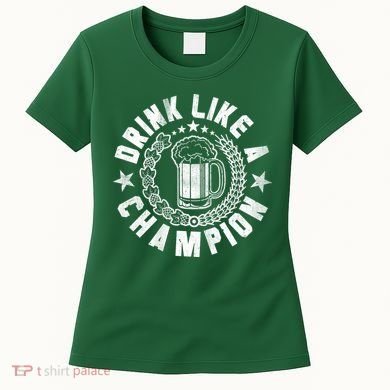 Drink Like a Champion Emblem Women's T-Shirt