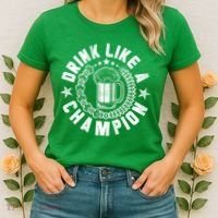 Drink Like a Champion Emblem Women's T-Shirt thumb 2