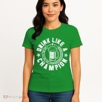 Drink Like a Champion Emblem Women's T-Shirt thumb 4