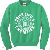 Drink Like a Champion Emblem Kids Sweatshirt thumb 0
