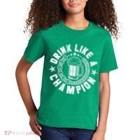 Drink Like a Champion Emblem Kids T-Shirt thumb 2
