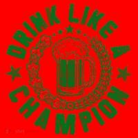 Drink Like a Champion Emblem Santa Hat thumb 1
