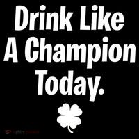 Drink Like A Champion Today Funny St. Patrick's Day Women's Tank Top thumb 5