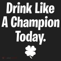 Drink Like A Champion Today Funny St. Patrick's Day Hat thumb 2