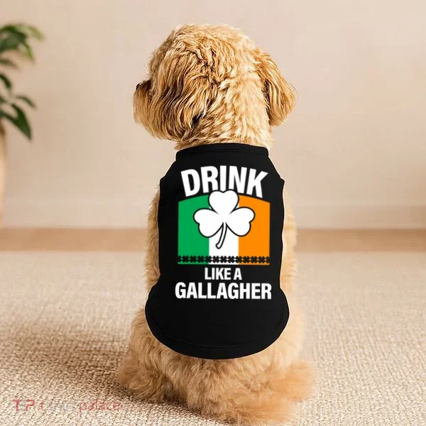 Drink Like A Gallagher Doggie Tank