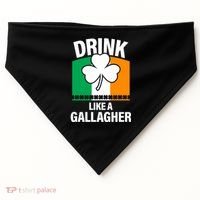 Drink Like A Gallagher USA-Made Doggie Bandana thumb 0