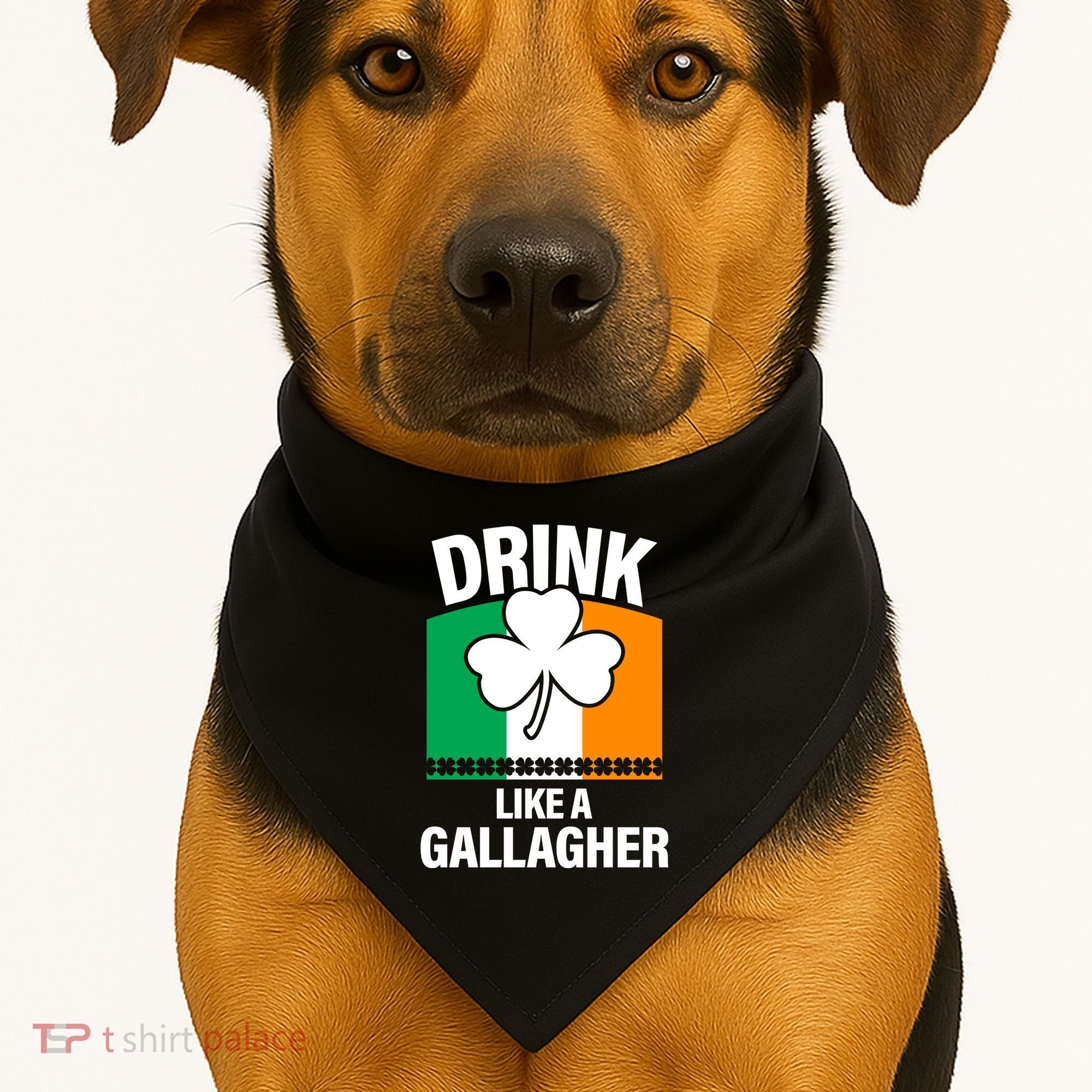 Drink Like A Gallagher USA-Made Doggie Bandana