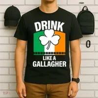Drink Like A Gallagher T-Shirt thumb 6