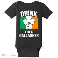 Drink Like A Gallagher Baby Bodysuit thumb 0