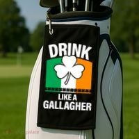 Drink Like A Gallagher Golf Towel thumb 2