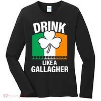 Drink Like A Gallagher Women's Long Sleeve Shirt thumb 0