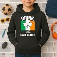 Drink Like A Gallagher Kids Hoodie thumb 2