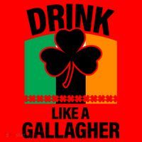 Drink Like A Gallagher Santa Hat thumb 1