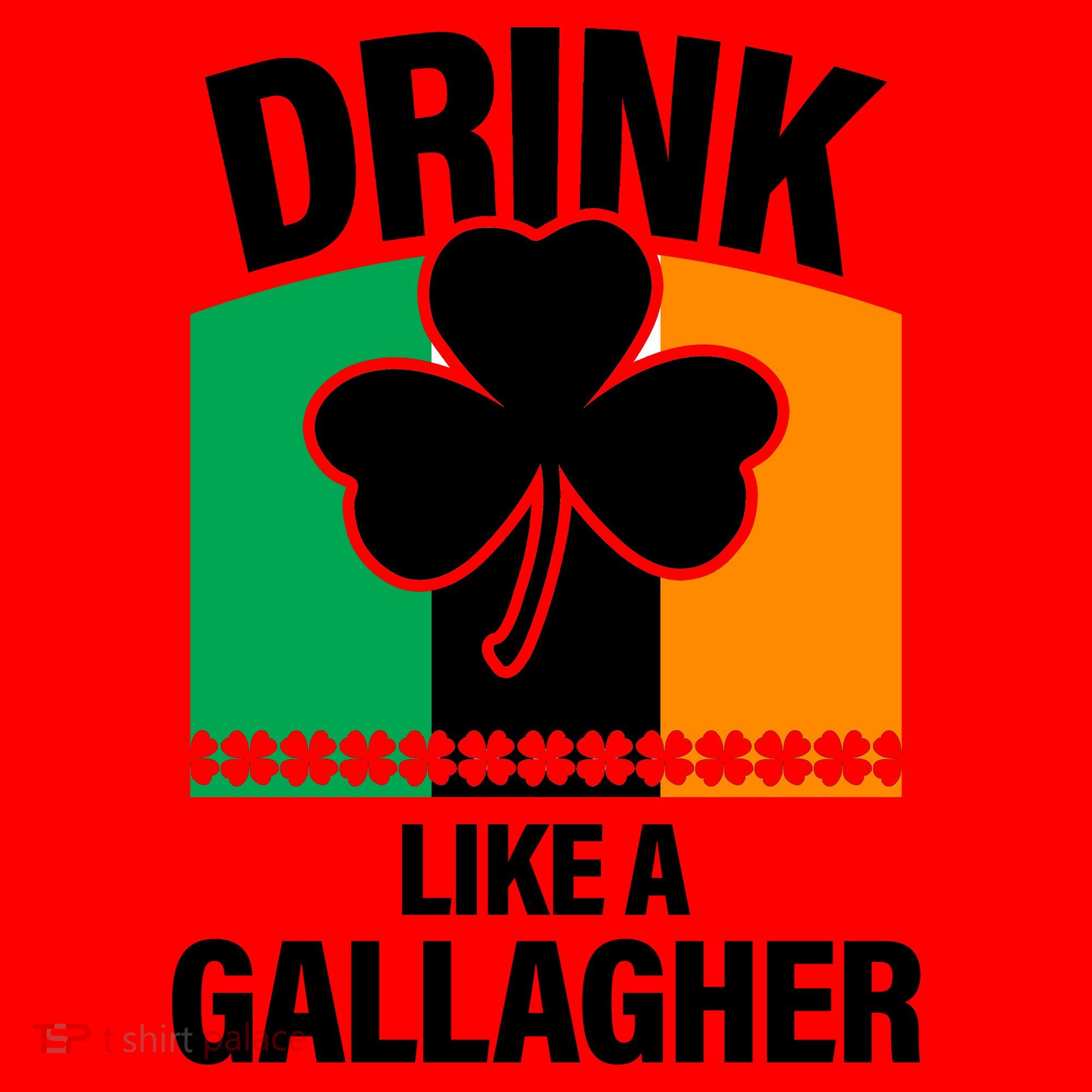 Drink Like A Gallagher Santa Hat
